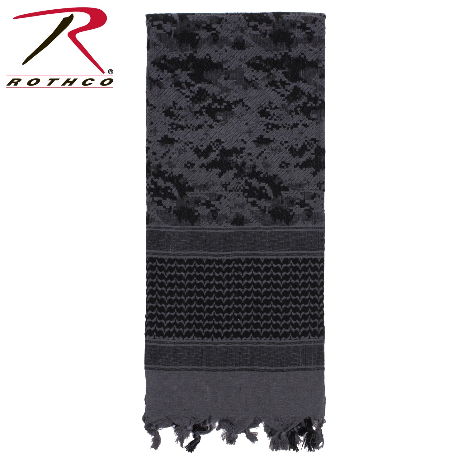 Rothco Digital Camo Shemagh Tactical Desert Keffiyeh Scarf - Subdued Urban Digital Camo