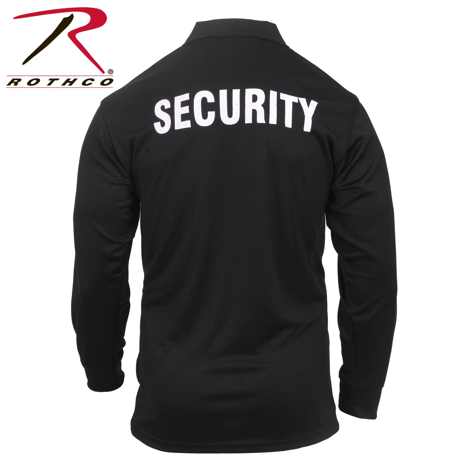 Rothco Moisture Wicking Long Sleeve Security Polo Size 3XL