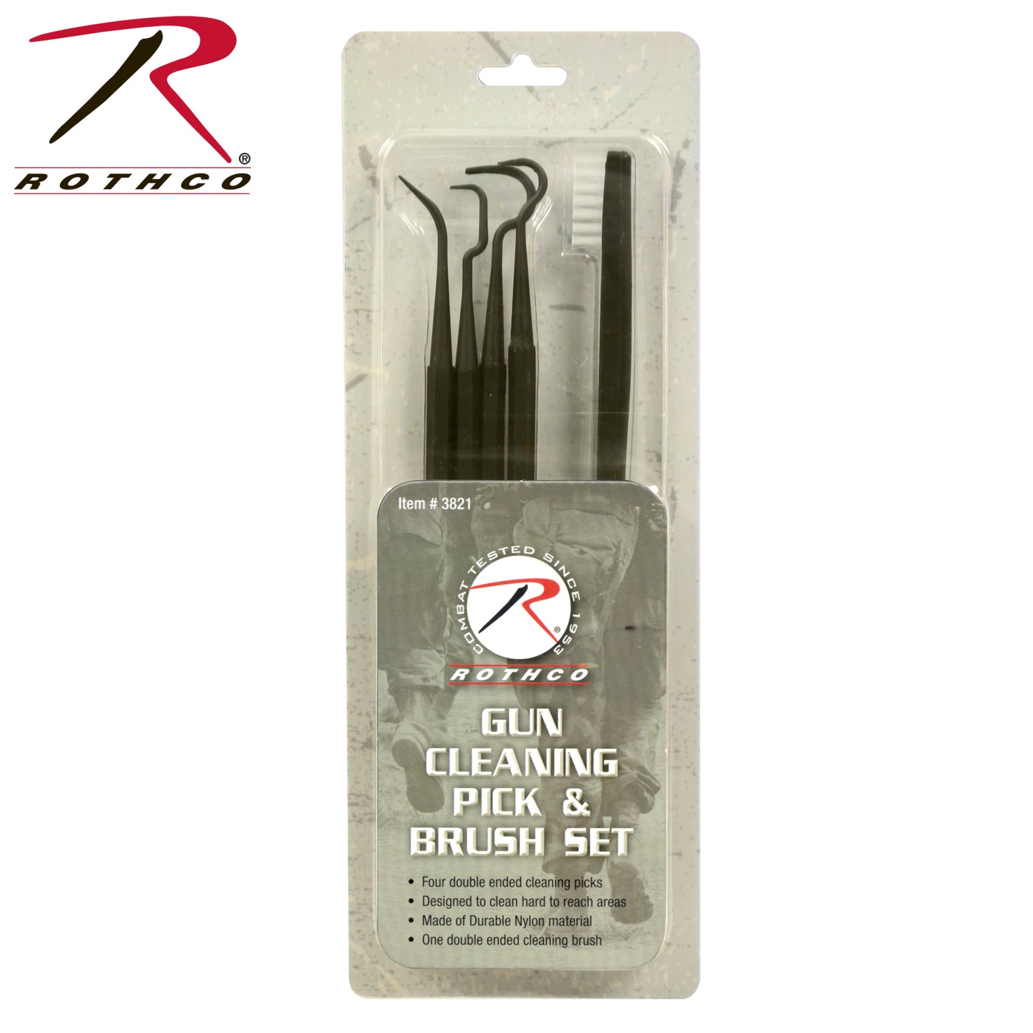 Rothco Gun Cleaning Pick & Brush Set Part 3821 - Precision Firearm Maintenance Kit