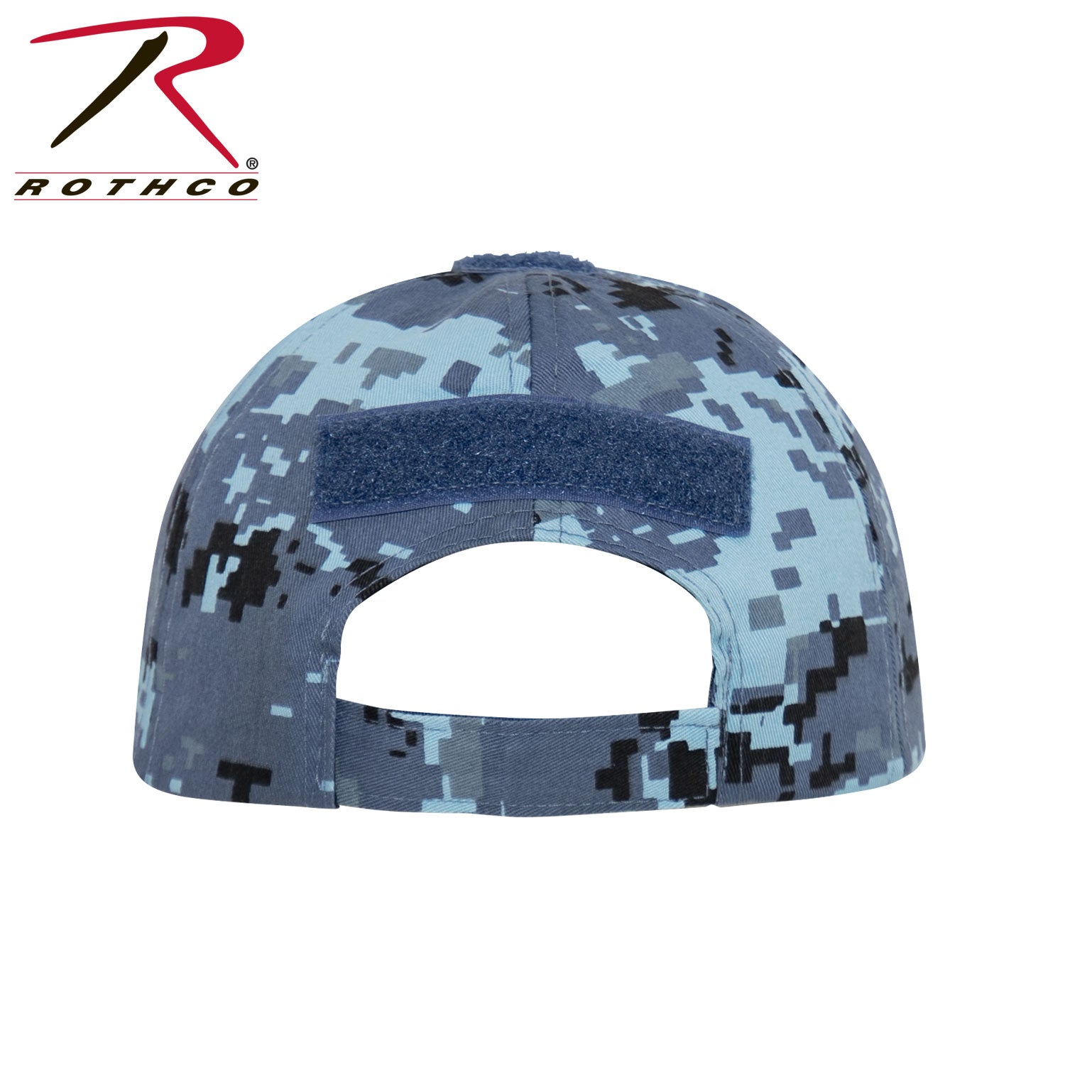 Rothco Tactical Operator Cap Sky Blue Digital Camo – Adjustable Outdoor Military-Style Hat with Loop Fields and Ventilation