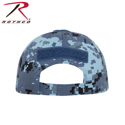Rothco Tactical Operator Cap Sky Blue Digital Camo – Adjustable Outdoor Military-Style Hat with Loop Fields and Ventilation