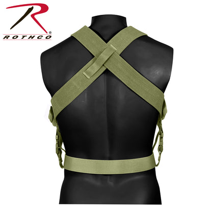 Rothco Combat Suspenders Olive Drab - Heavy Duty Support for Tactical Gear