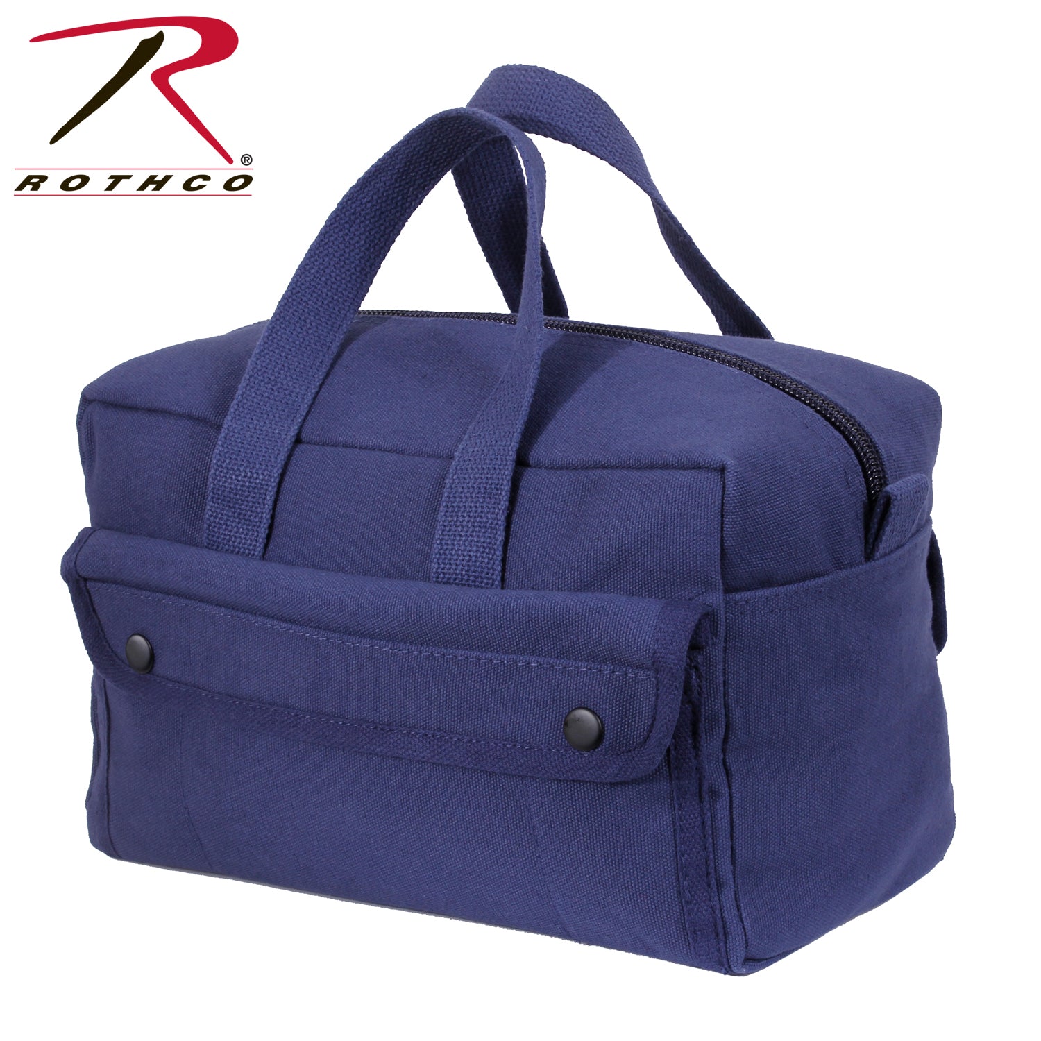 Rothco G.I. Style Mechanic's Tool Bag Navy Blue - Heavy Duty Canvas Work Tote with Multiple Pockets