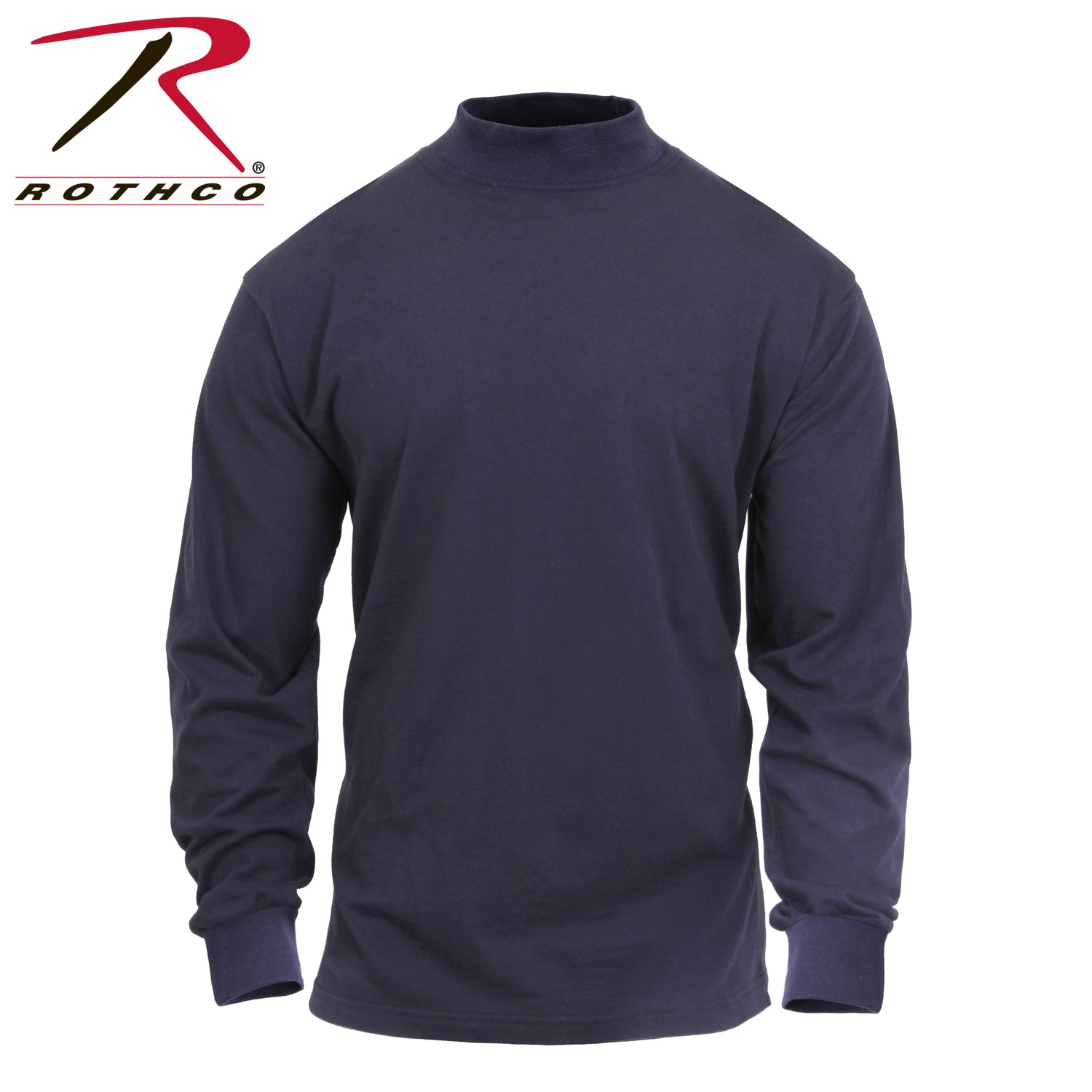 Rothco Mock Turtleneck in Midnight Navy Blue - Size M for Law Enforcement and Security