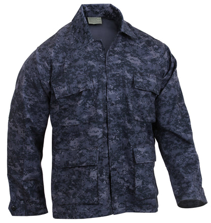 Rothco Twill BDU Shirt in Midnight Digital Camo, Size Large