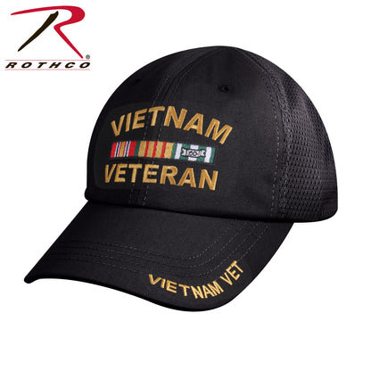 Rothco Vietnam Veteran Tactical Mesh Back Cap with Embroidered Details and Breathable Design