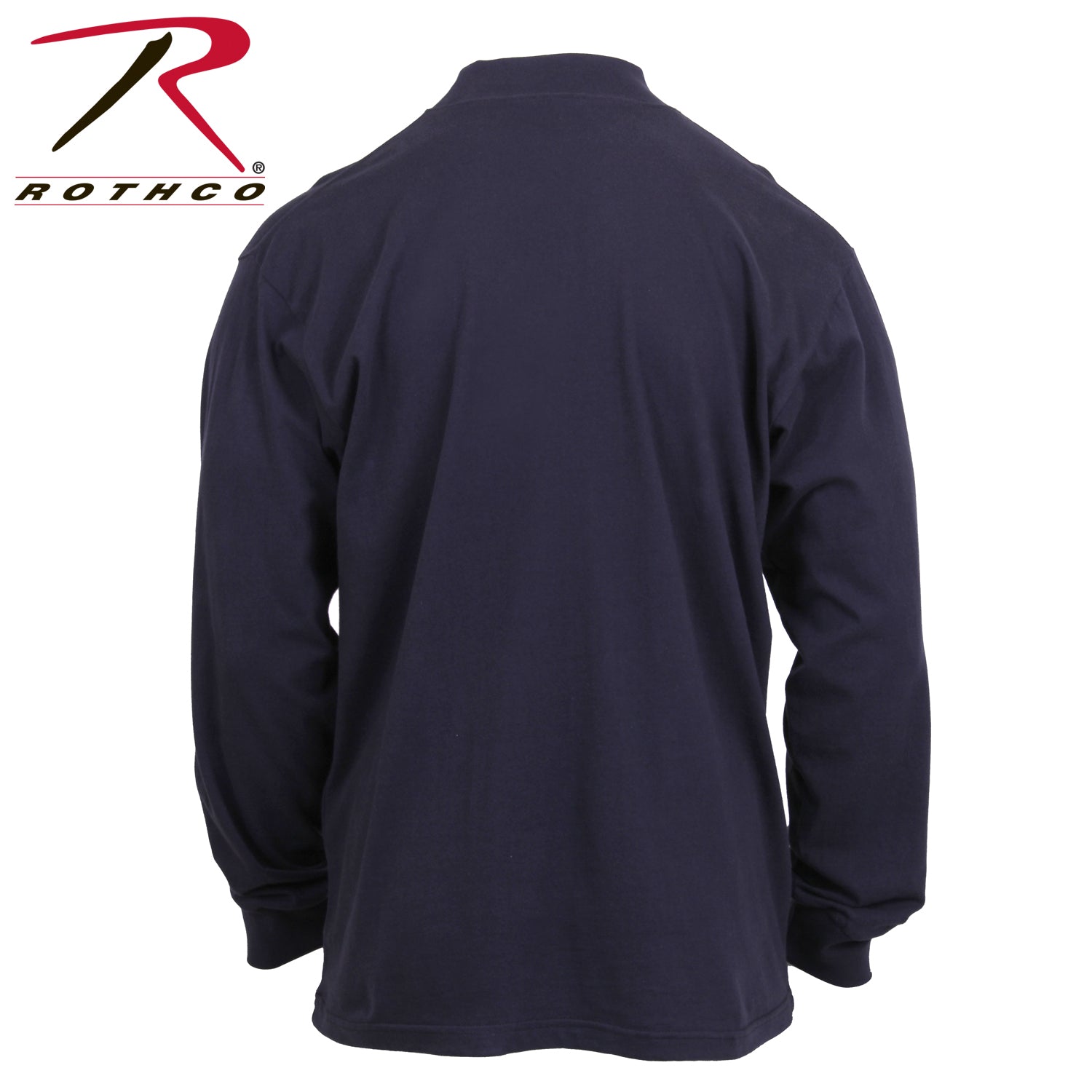 Rothco Mock Turtleneck in Midnight Navy Blue, Size Large – Comfortable Base Layer for Law Enforcement and Public Safety
