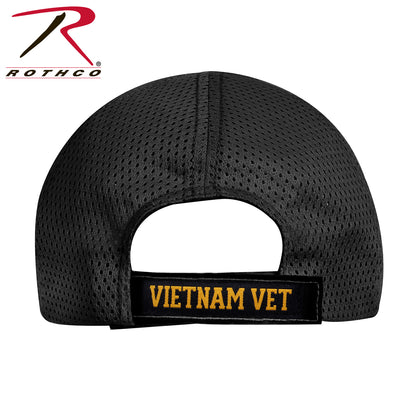 Rothco Vietnam Veteran Tactical Mesh Back Cap with Embroidered Details and Breathable Design
