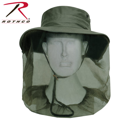 Rothco Adjustable Boonie Hat with Mosquito Netting - Olive Drab