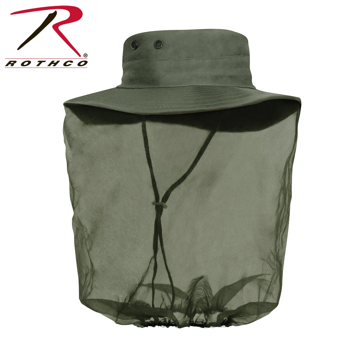 Rothco Adjustable Boonie Hat with Mosquito Netting - Olive Drab