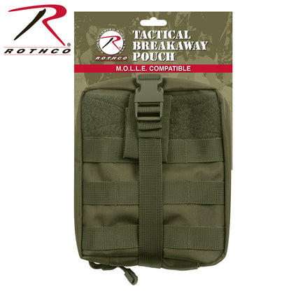 Rothco Tactical MOLLE Breakaway Pouch Olive Drab Part 15977