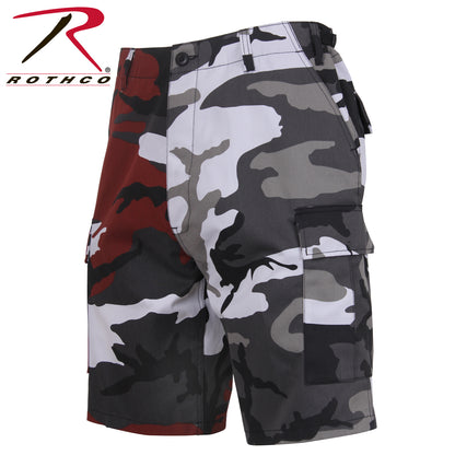 Rothco Two-Tone Camo BDU Shorts Size XS - Red Camo / City Camo Tactical Cargo Shorts