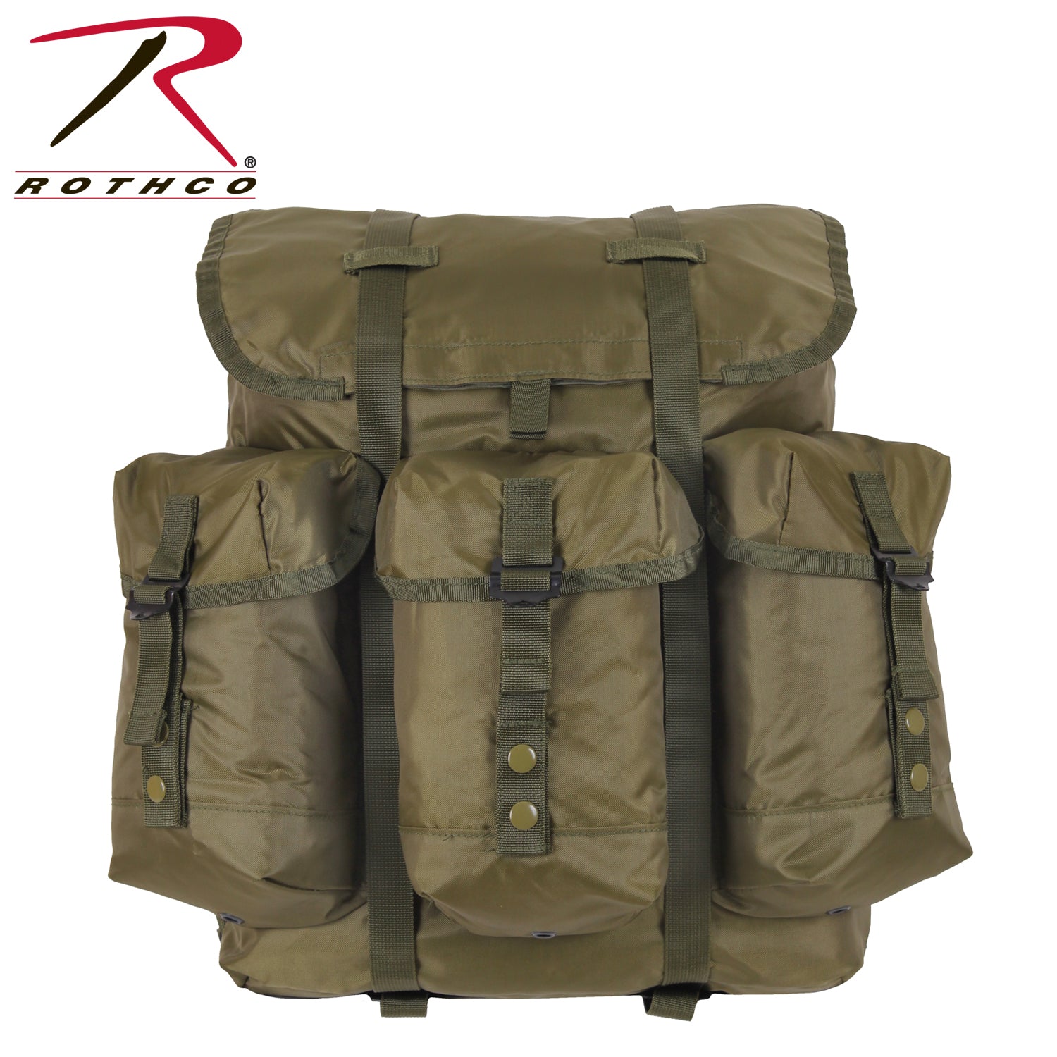 Rothco G.I. Type Medium Alice Pack with Frame – Durable Tactical and Outdoor Backpack