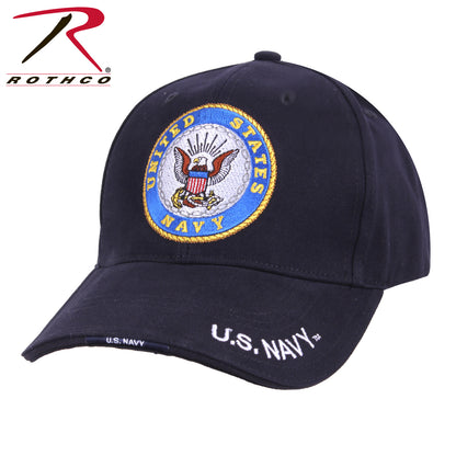 Rothco U.S. Navy Deluxe Low Profile Cap with Embroidered Navy Emblem and Adjustable Fit