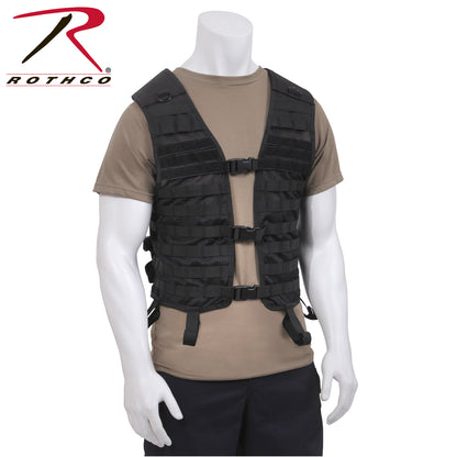 Rothco Lightweight MOLLE Utility Vest with Adjustable Fit and Hydration Compatibility