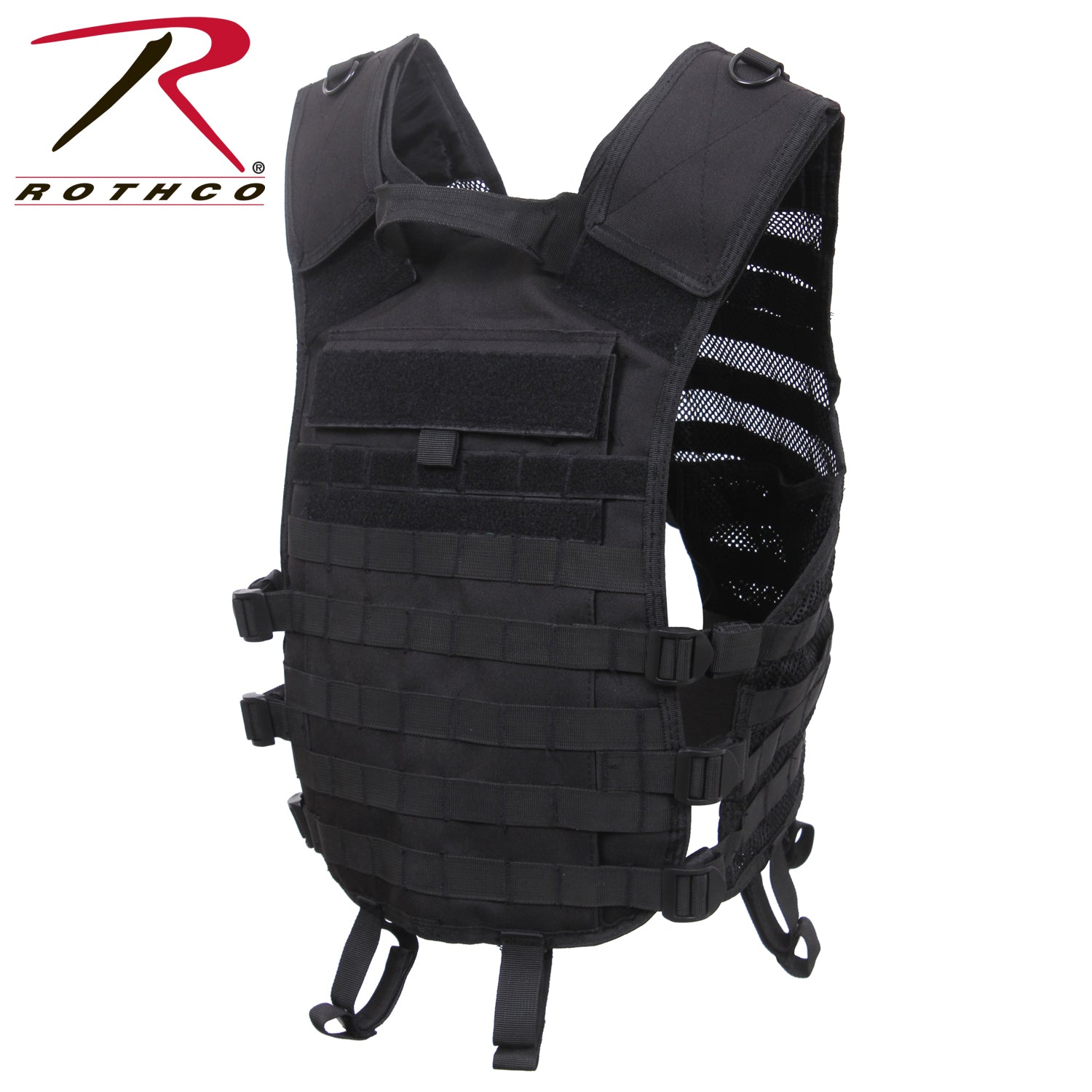Rothco Lightweight MOLLE Utility Vest with Adjustable Fit and Hydration Compatibility