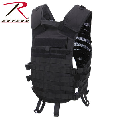 Rothco Lightweight MOLLE Utility Vest with Adjustable Fit and Hydration Compatibility