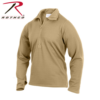 Rothco ECWCS Gen III Level II Underwear Top in Coyote Brown, 2XL – Thermal Base Layer for Cold Weather Activities