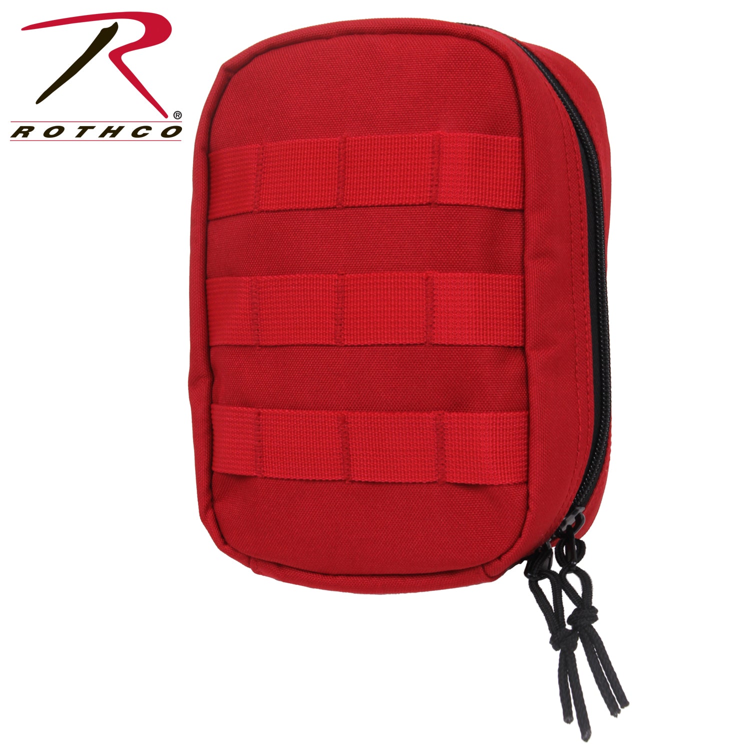 Rothco MOLLE Tactical Trauma & First Aid Kit Pouch Red – Durable Emergency First Aid Storage