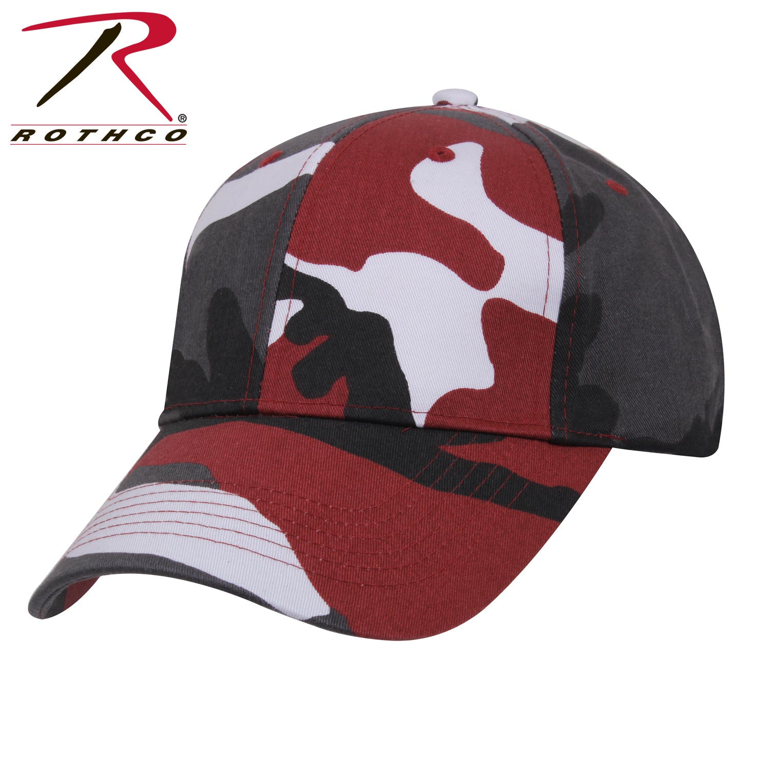 Rothco Supreme Camo Low Profile Cap in Red Camo