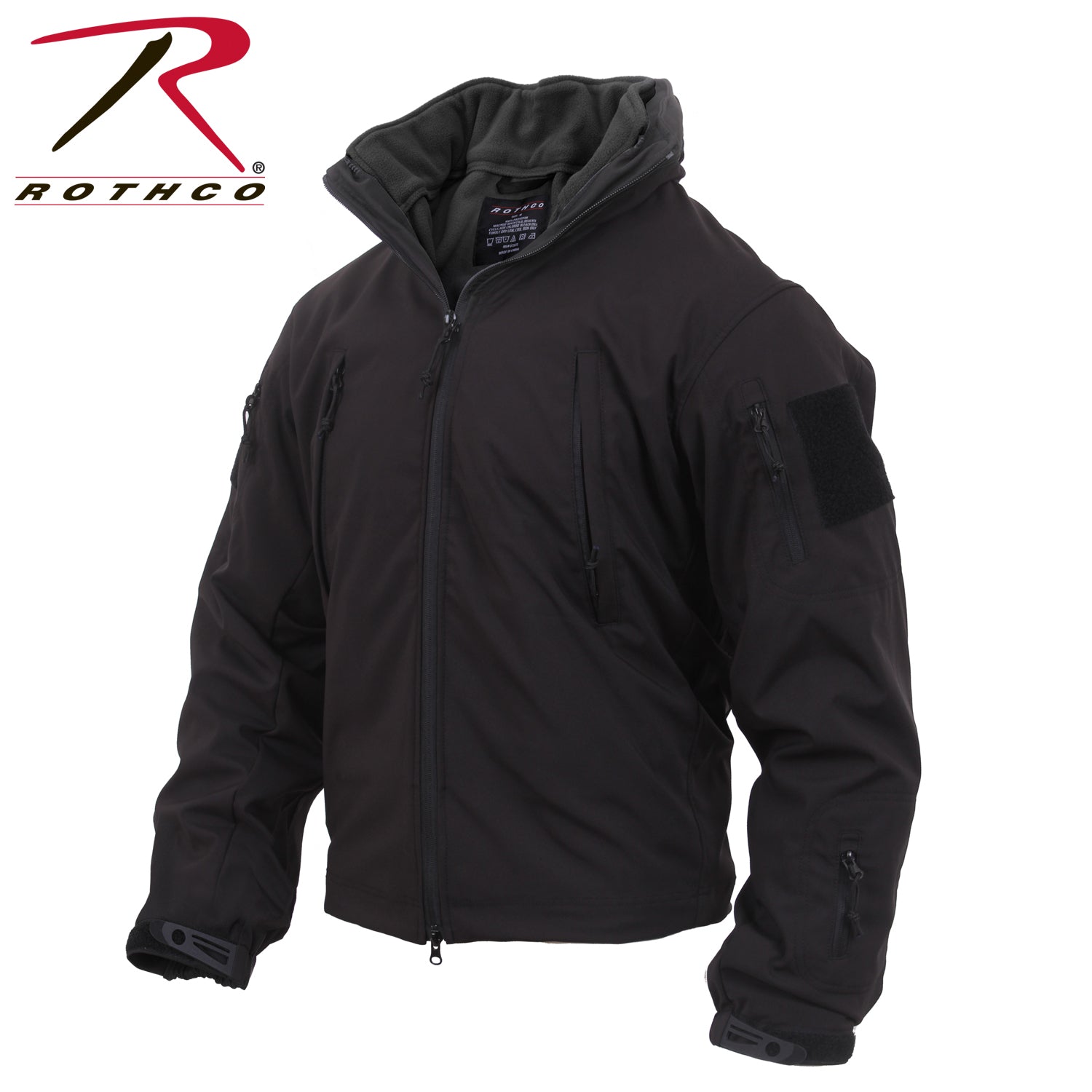 Rothco 3-in-1 Spec Ops Soft Shell Jacket Black Size Small