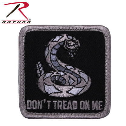 Rothco Don't Tread On Me Morale Patch Black - Part Number 1887