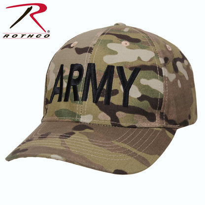 Rothco Army Supreme Low Profile Cap in MultiCam – Lightweight Military Style Hat with Breathable Design