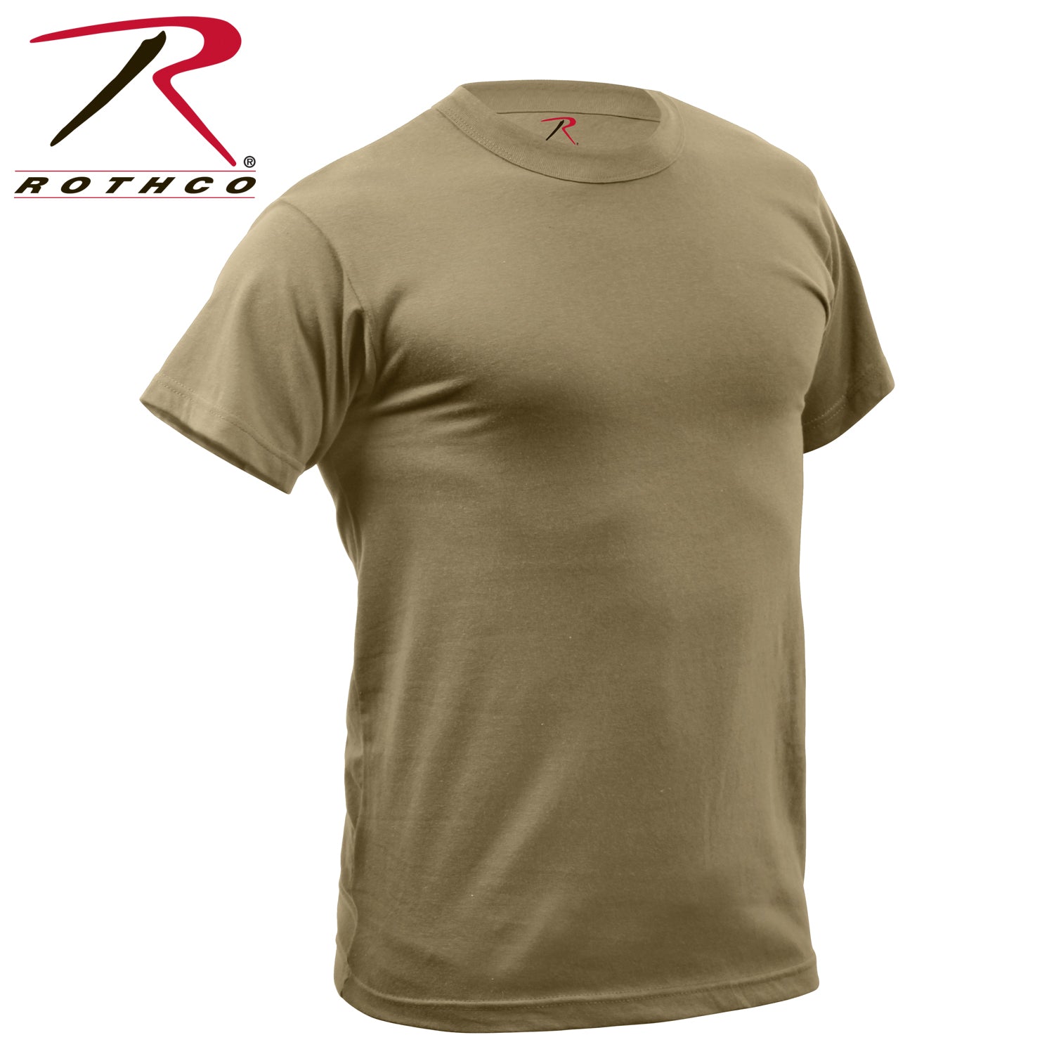 Rothco Quick Dry Moisture Wicking T-Shirt AR 670-1 Coyote Brown Size XL