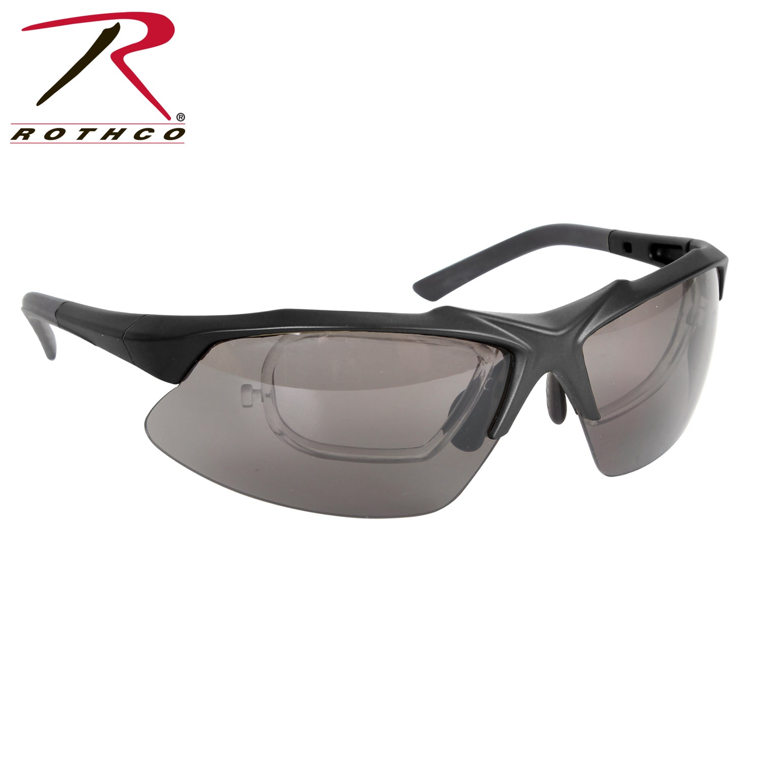Rothco Tactical Eyewear Kit Black – Durable Polycarbonate Frames with Interchangeable Lenses and Prescription Insert