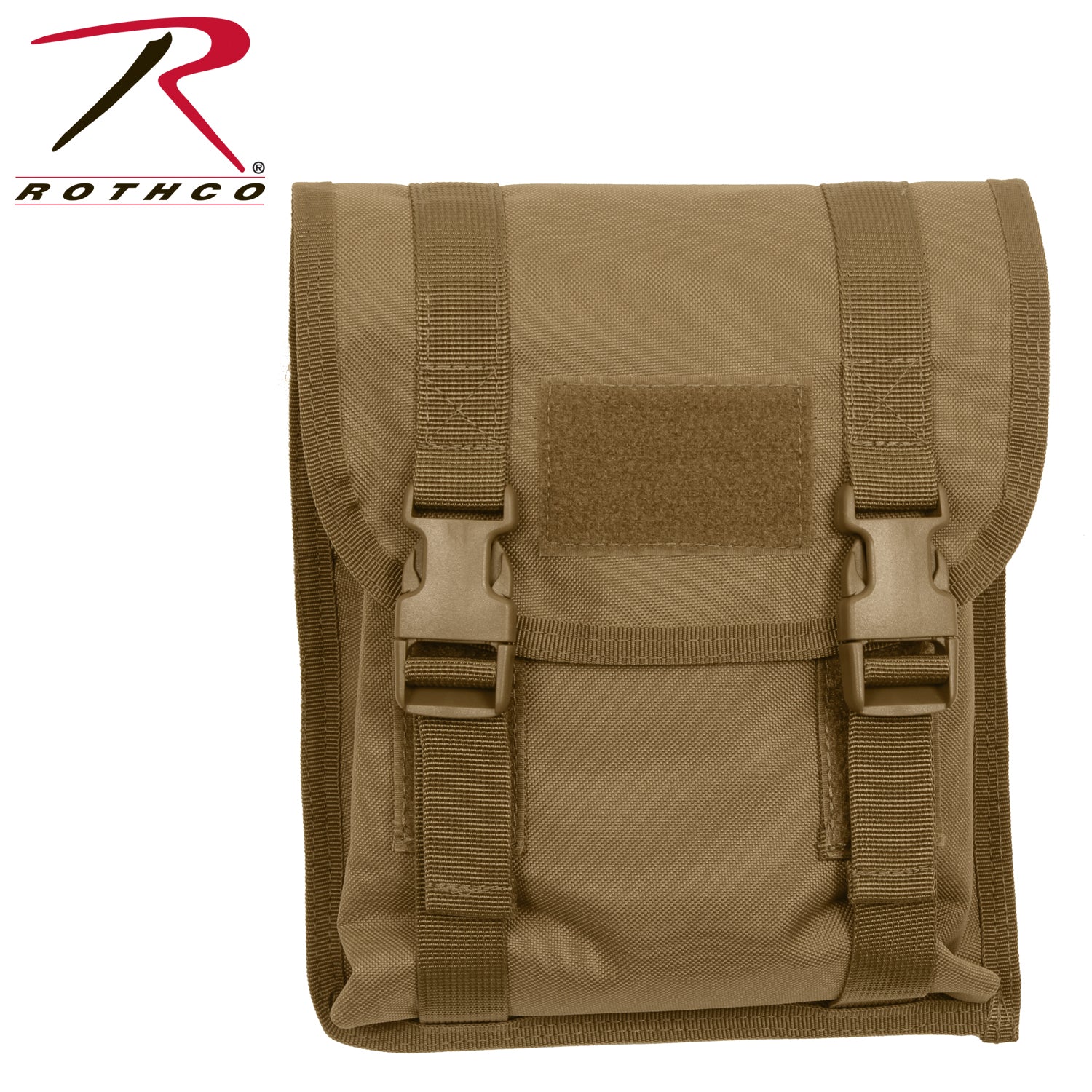 Rothco MOLLE Utility Pouch Coyote Brown Part 5724 for Tactical Gear and Storage
