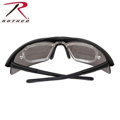 Rothco Tactical Eyewear Kit Black – Durable Polycarbonate Frames with Interchangeable Lenses and Prescription Insert