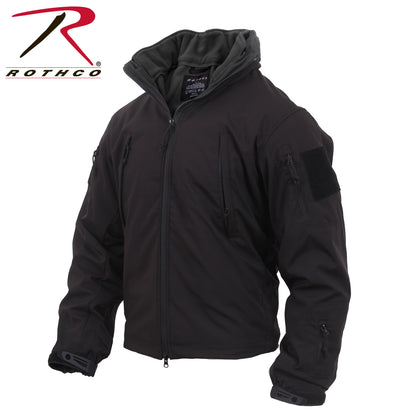 Rothco 3-in-1 Spec Ops Soft Shell Jacket – Black, Size 2XL