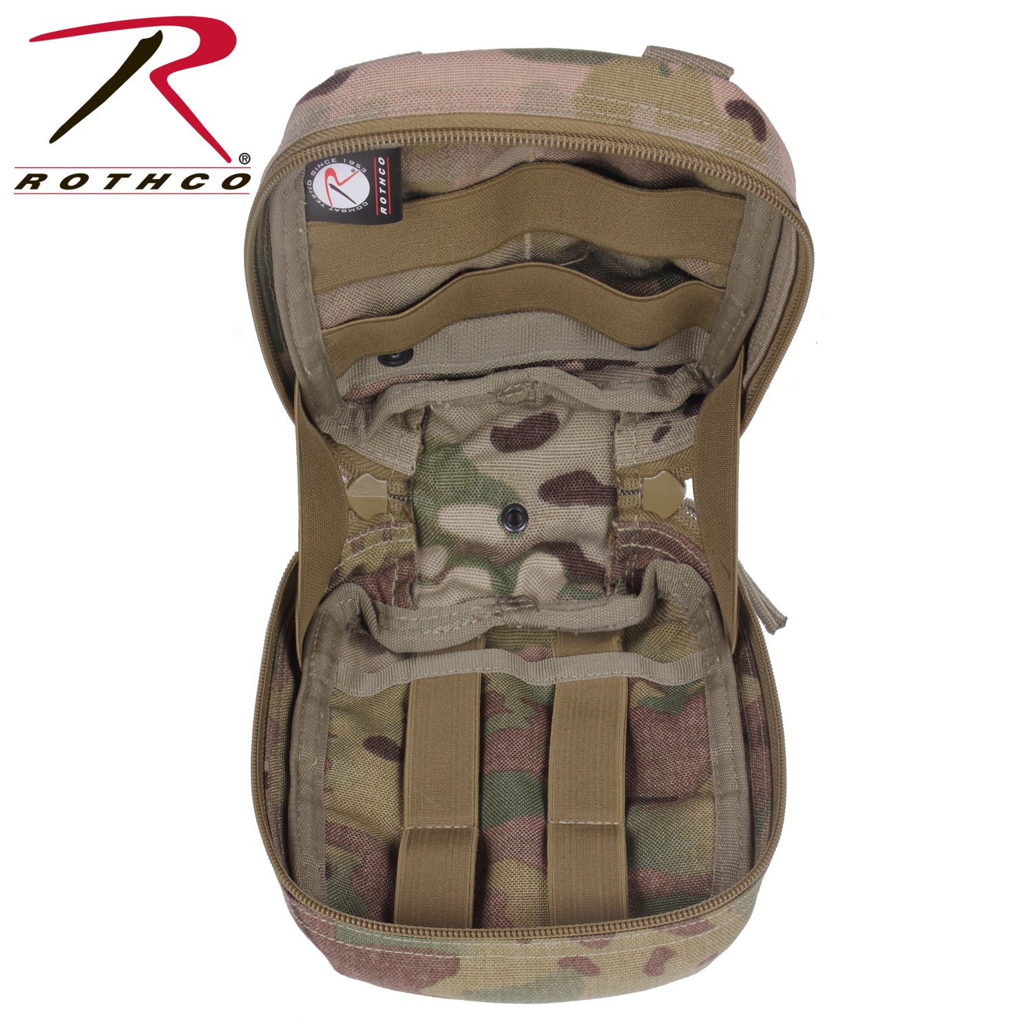 Rothco MOLLE Tactical Trauma & First Aid Kit Pouch MultiCam - Part Number 2696