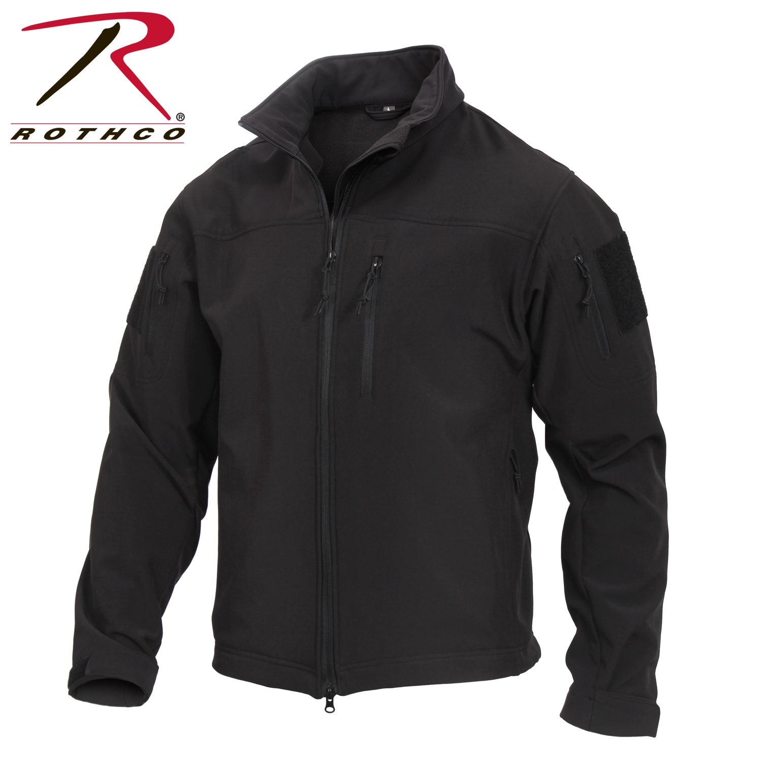 Rothco Stealth Ops Soft Shell Tactical Jacket Black 2XL