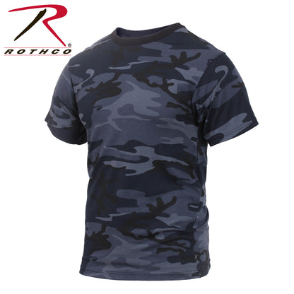 Rothco Camo T-Shirt in Midnight Blue Camo, Size 2XL