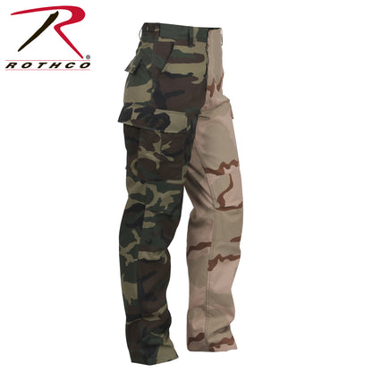 Rothco Two-Tone Camo BDU Pants Size M – Durable Poly/Cotton Twill Military-Style Cargo Pants