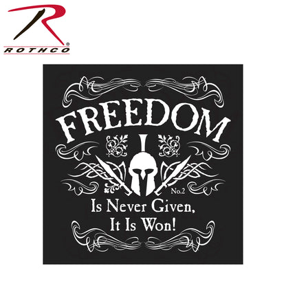 Rothco Athletic Fit Freedom T-Shirt Size Large – Comfortable Cotton-Poly Blend with Patriotic Graphic