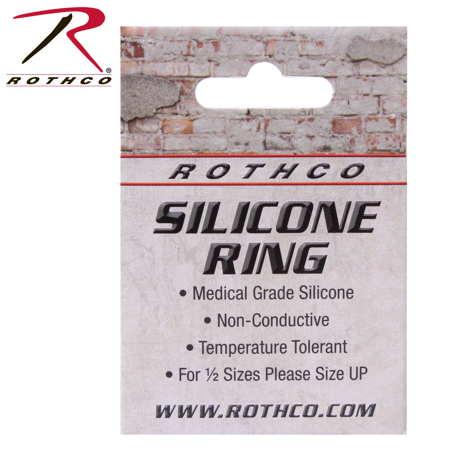 Rothco Silicone Ring Black Size 11 – Durable Non-Conductive Tactical Wedding Band
