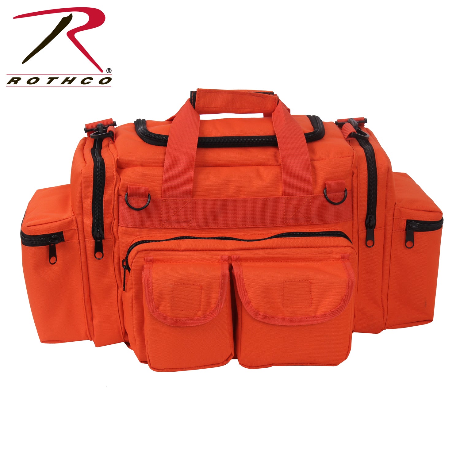 Rothco EMT Bag Orange - Durable First Responder Organizer with Multiple Pockets and Removable Insert