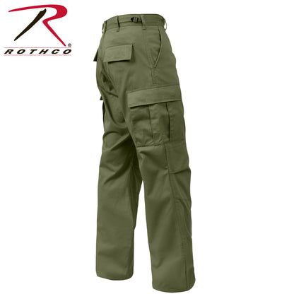 Rothco Relaxed Fit Zipper Fly BDU Pants Olive Drab Size Small