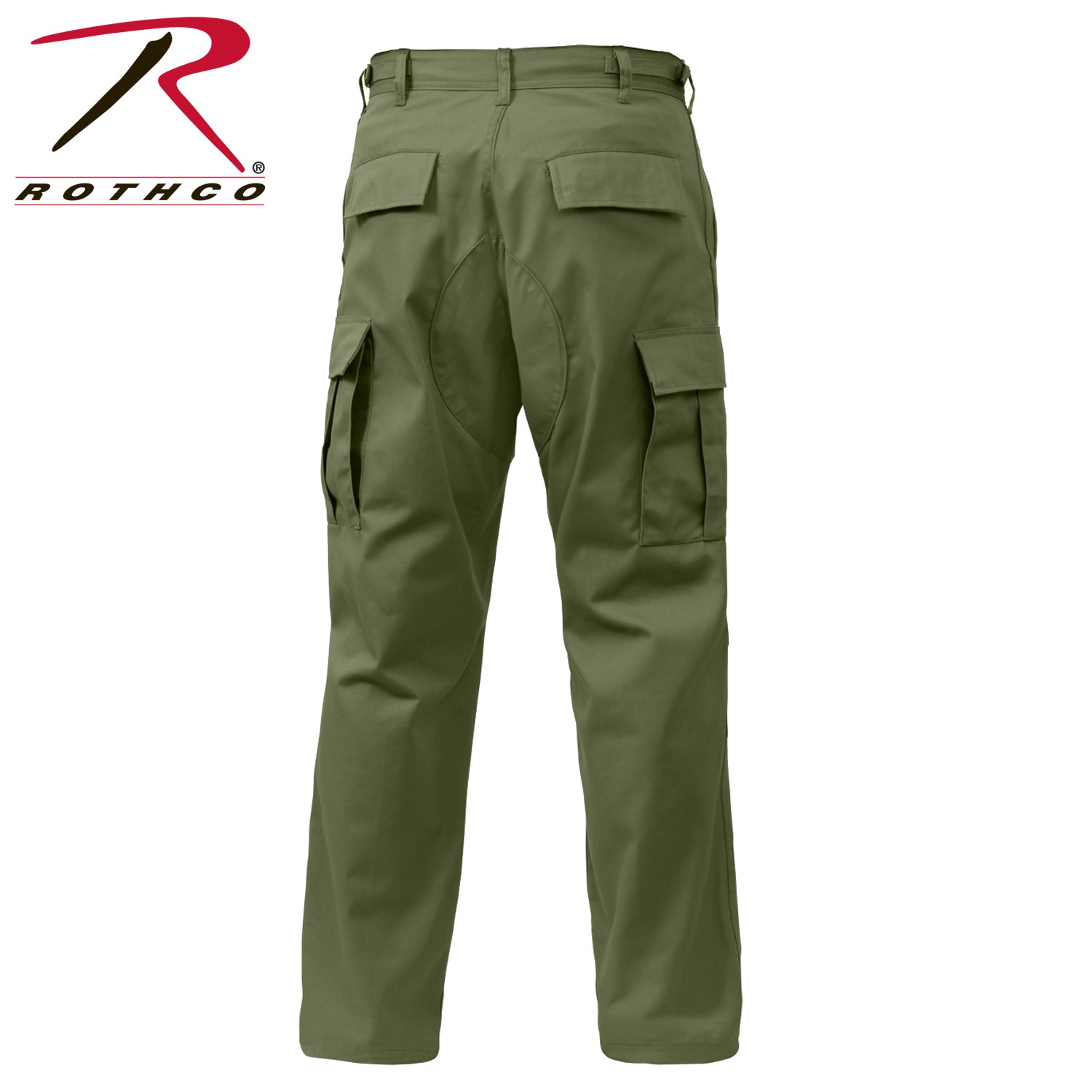 Rothco Relaxed Fit Zipper Fly BDU Pants Olive Drab Size Small