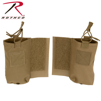 Rothco LACV Lightweight Armor Carrier Vest Side Radio Pouch Set - Coyote Brown (Part 5734)