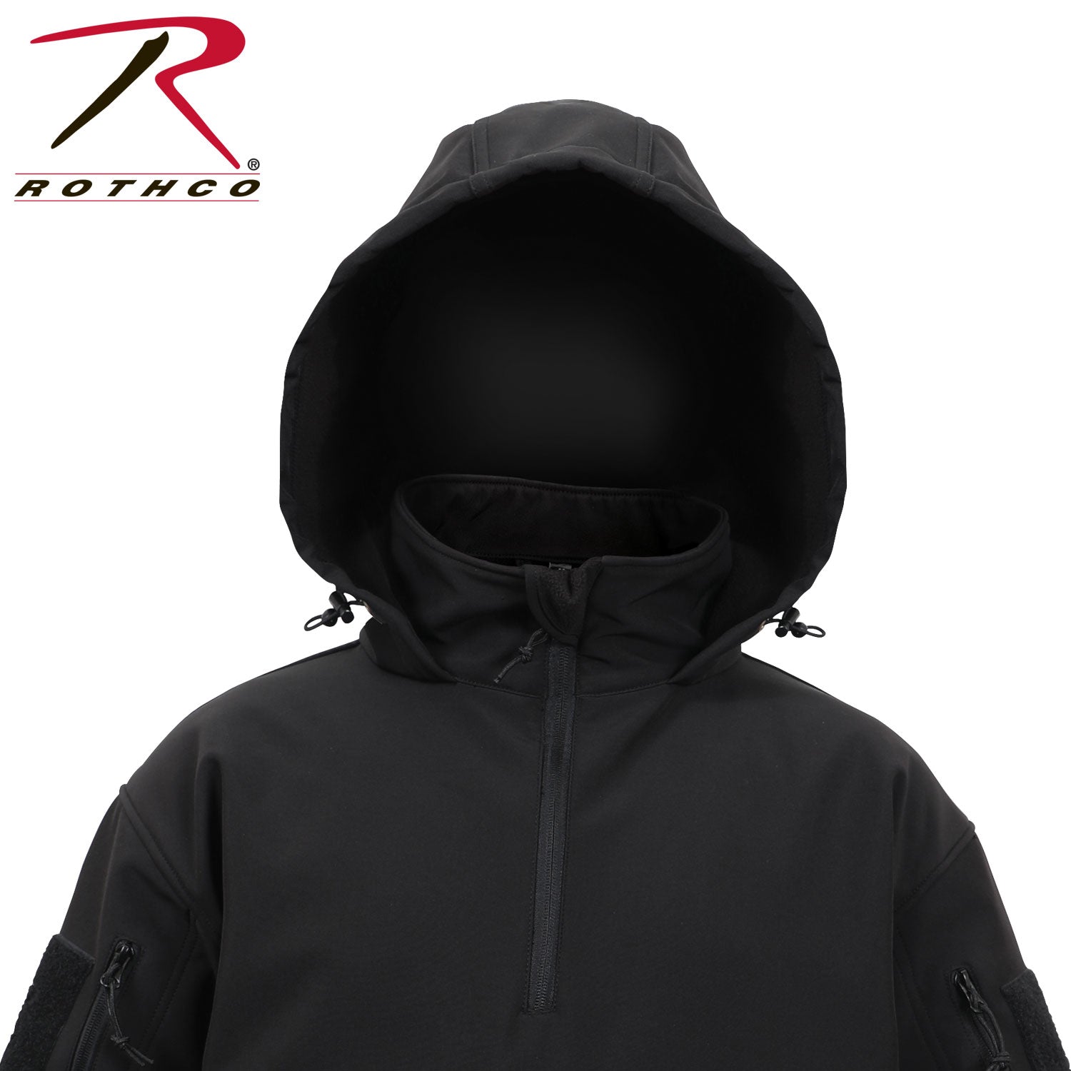 Rothco Concealed Carry Soft Shell Anorak – Black, Size XL