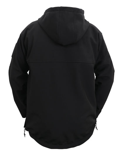 Rothco Concealed Carry Soft Shell Anorak Jacket - Black, Size Large