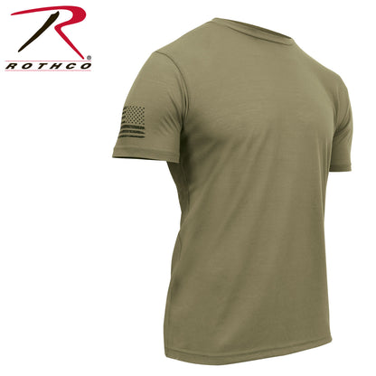 Rothco Tactical Athletic Fit T-Shirt in Coyote Brown, Size XL