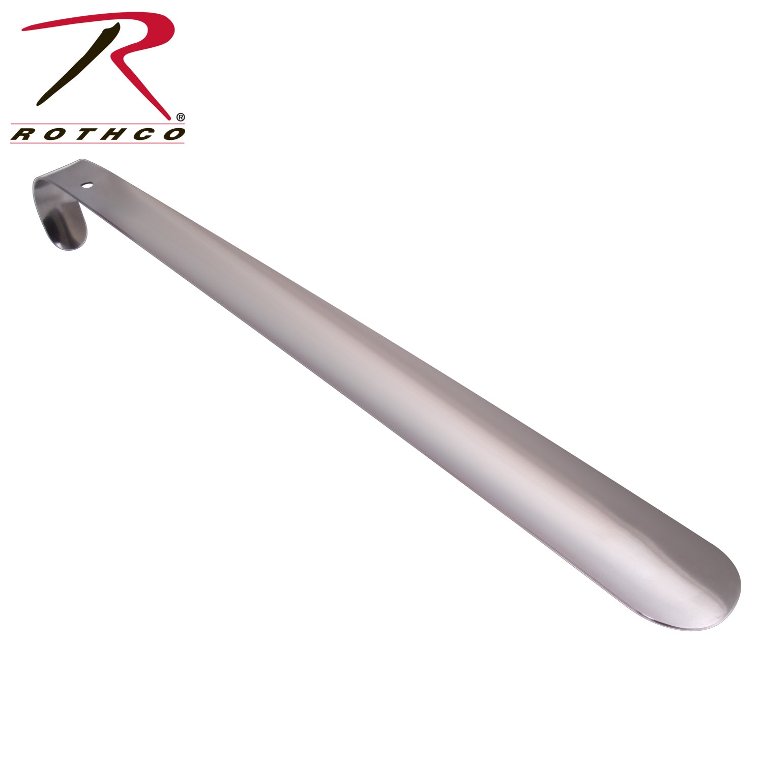 Rothco Stainless Steel Shoe Horn – 16.5 Inch Long Shoe Helper for Easy Footwear Assistance