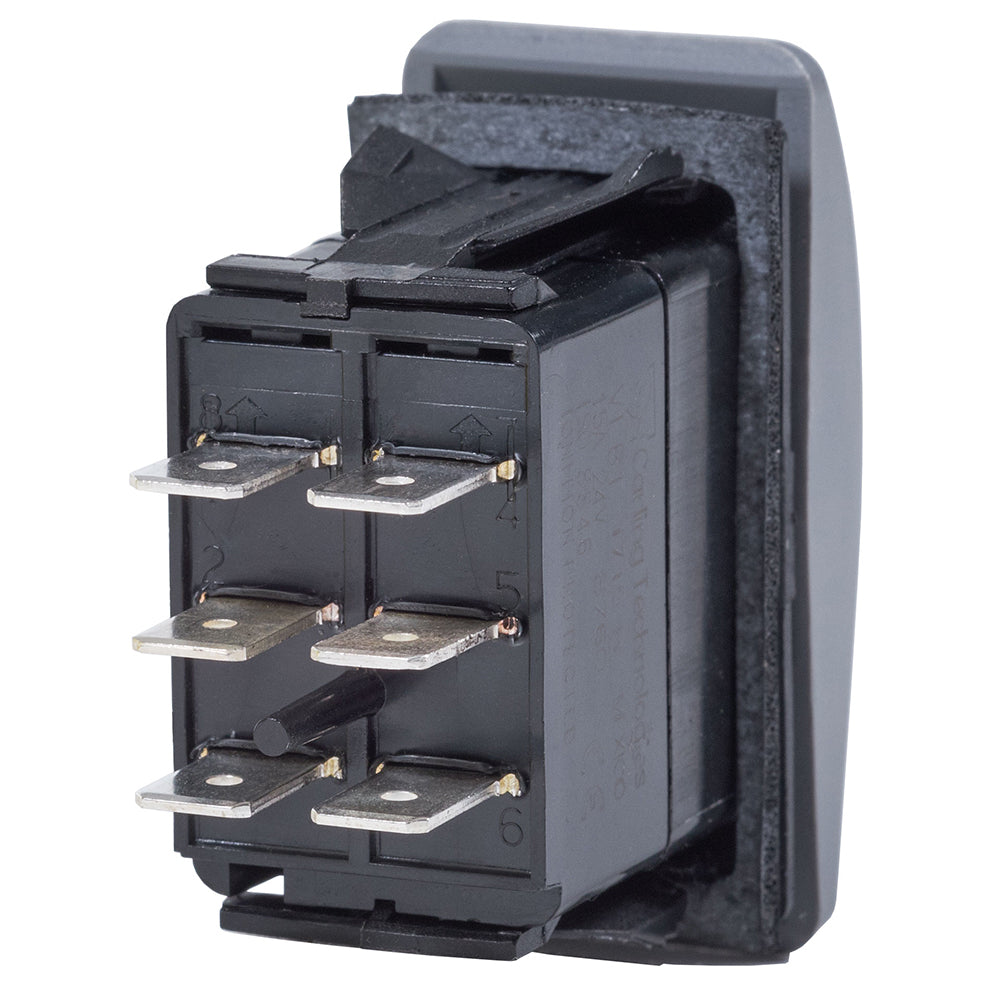 Blue Sea Systems 8222 Water-Resistant Contura III Switch (On-Off-On) - Grey