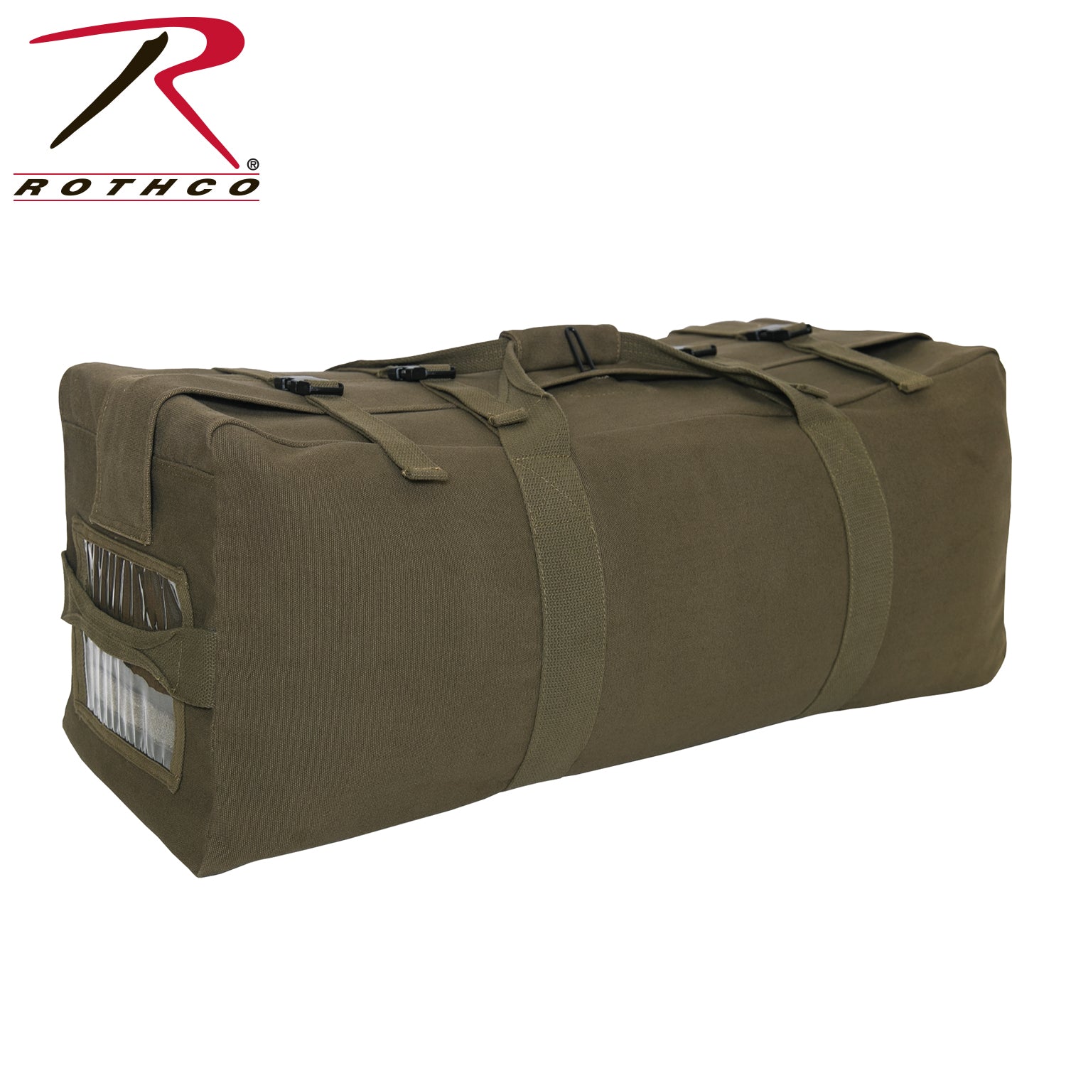 Rothco GI Type Enhanced Canvas Duffle Bag - 75 Liter, Heavy-Duty Military-Style Gear Bag