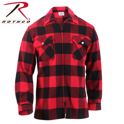 Rothco Concealed Carry Flannel Shirt in Red Plaid, Size 3XL