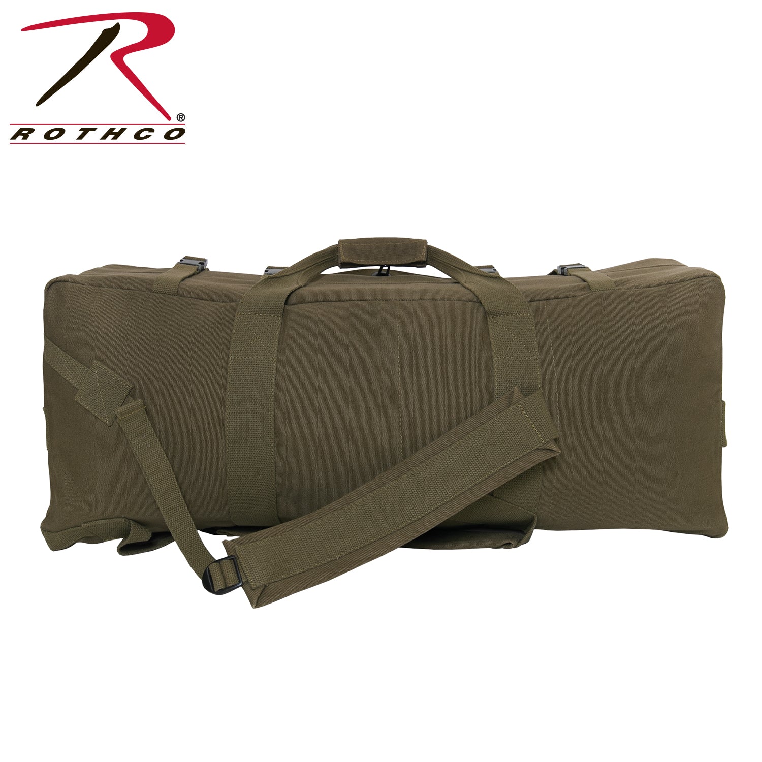 Rothco GI Type Enhanced Canvas Duffle Bag - 75 Liter, Heavy-Duty Military-Style Gear Bag